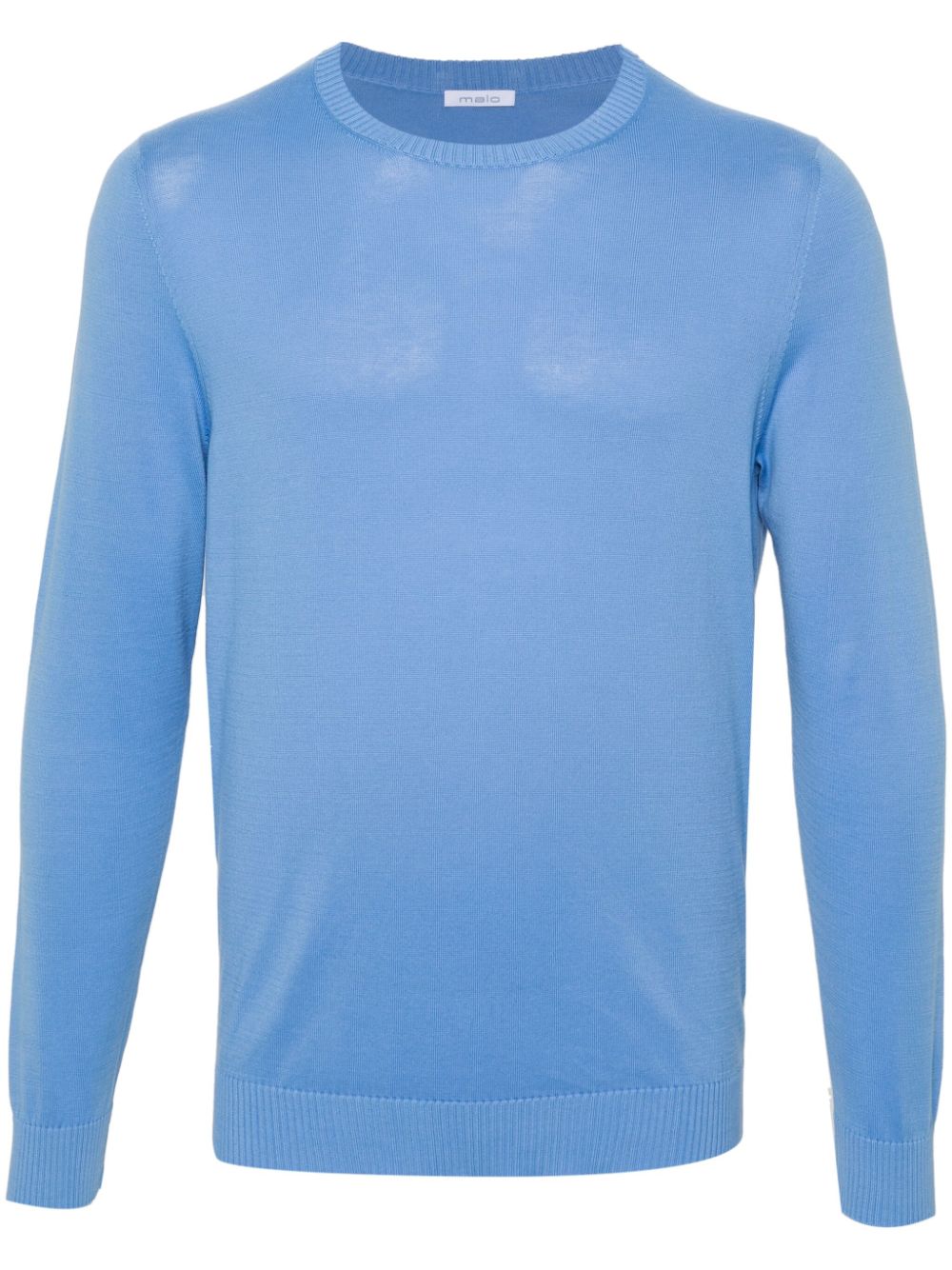 Malo Gerippter Pullover - Blau von Malo