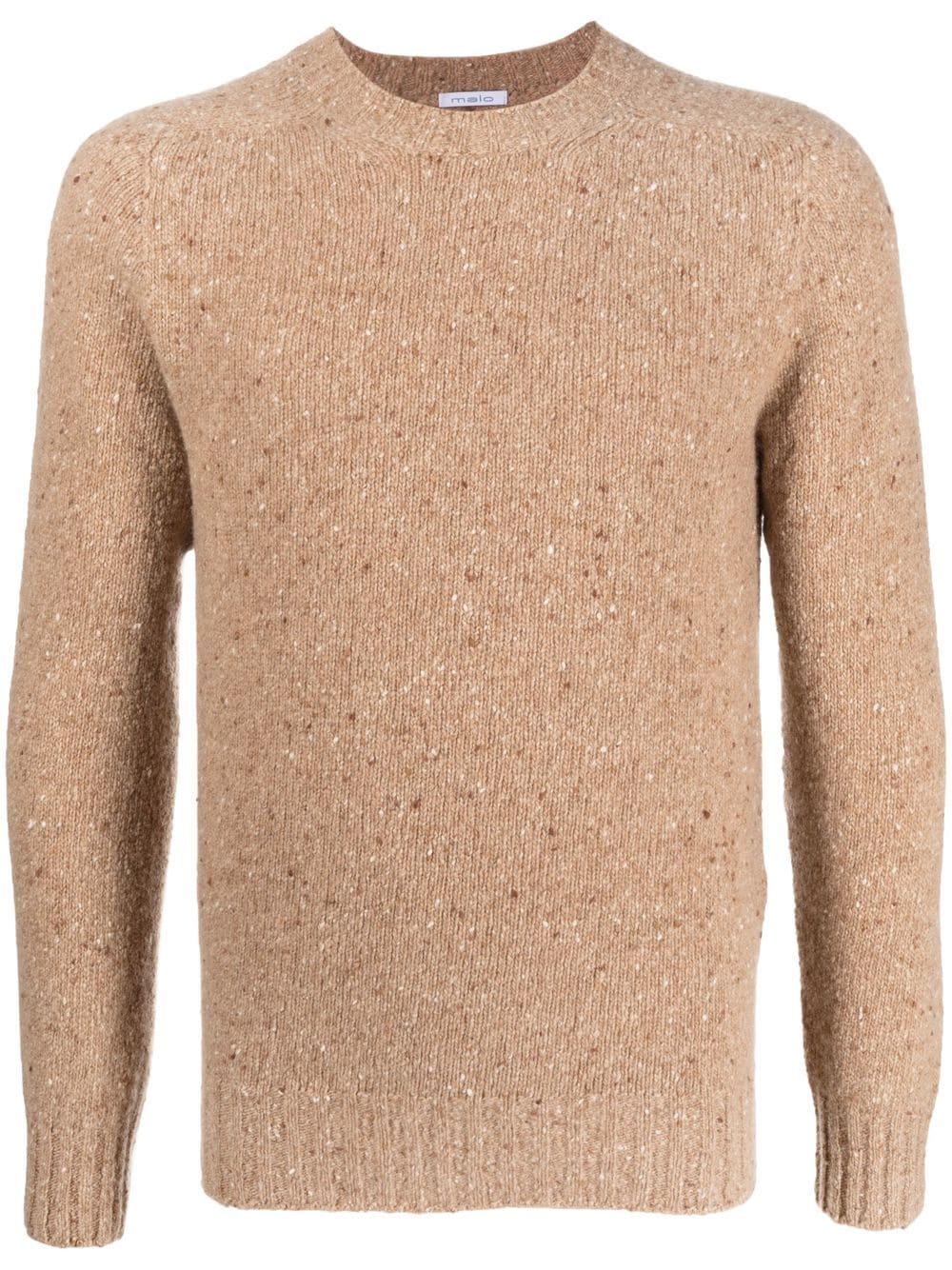 Malo Kaschmirpullover mit rundem Ausschnitt - Nude von Malo