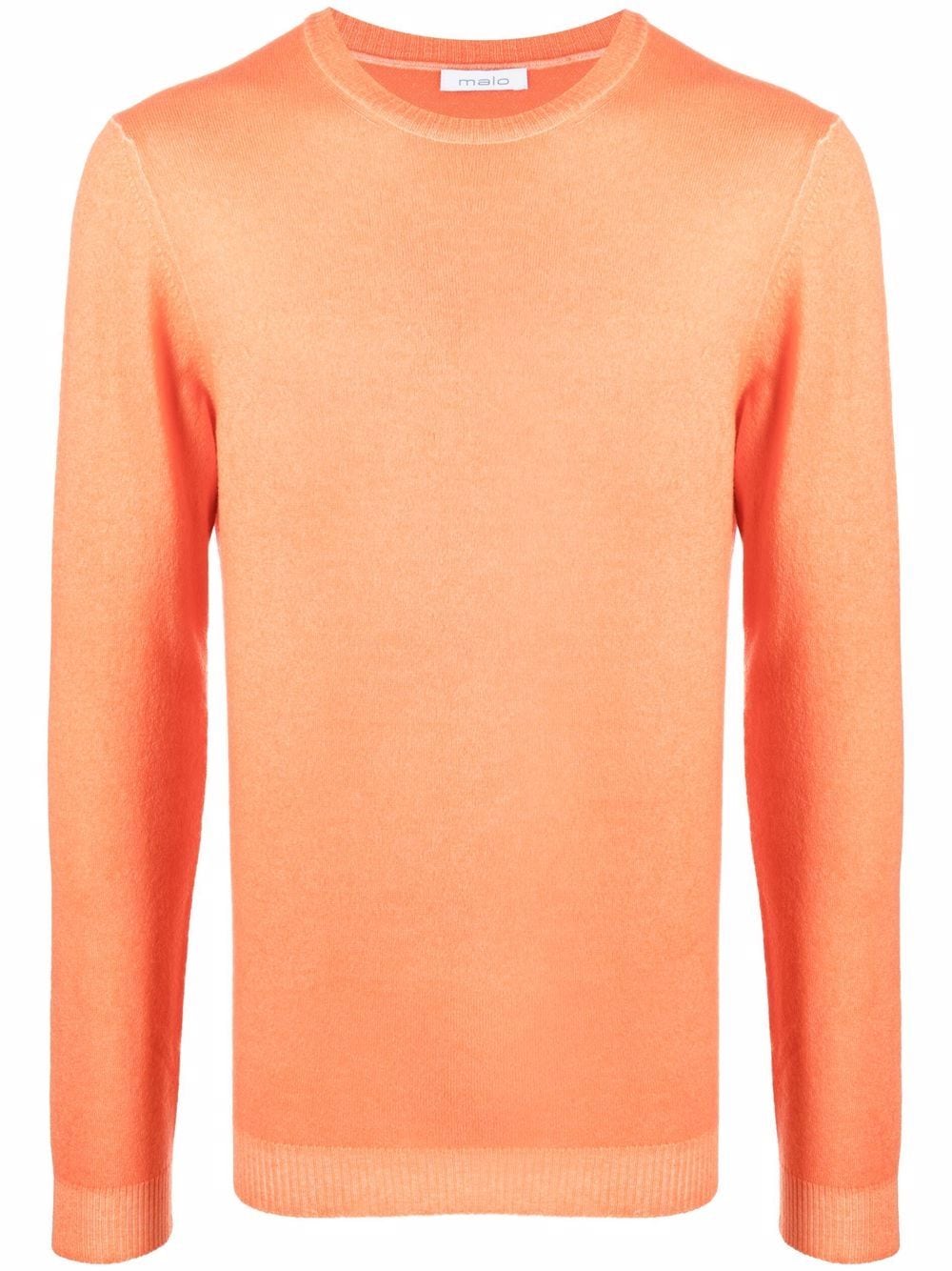 Malo Fein gestrickter Pullover - Orange von Malo