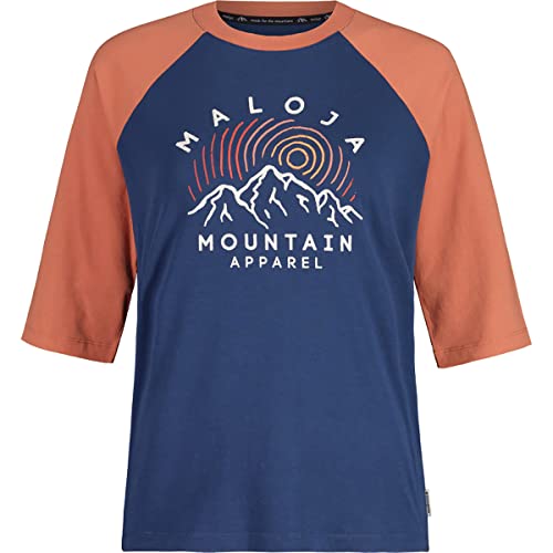 Maloja Damen Cortem Tshirt, Mitternachtsblau, XL von Maloja