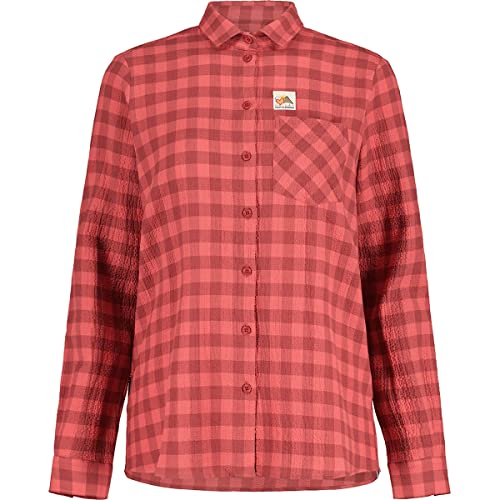 Maloja Damen DonnerkogelM. Bluse, Rosehip Check, XS von Maloja