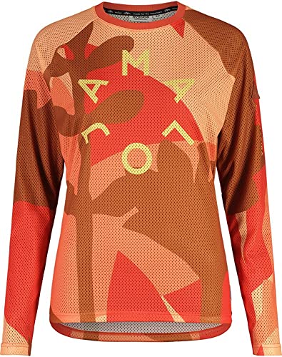 Maloja Damen Elferkofelm Wander-Shirt, Pastellfarben/Pastellblätter, Large von Maloja