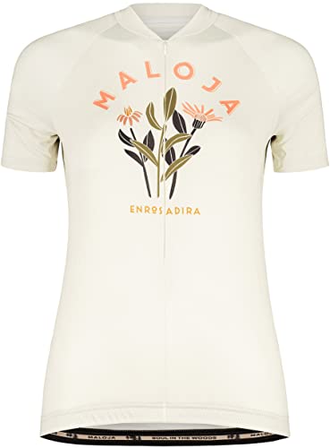 Maloja Damen Ganesm 1/2 T-Shirt, Mehrfarbig (Glacier Milk), M von Maloja