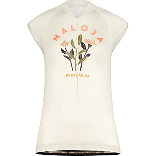 Maloja Damen Ganesm Top Wander-Shirt, Mehrfarbig (Glacier Milk), Large von Maloja