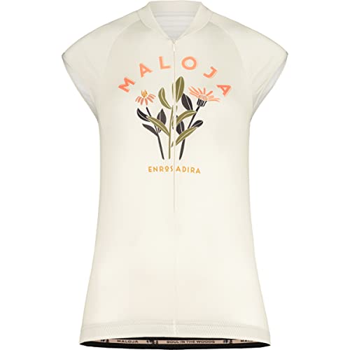 Maloja Damen Ganesm Top Wander-Shirt, Mehrfarbig (Glacier Milk), Medium von Maloja