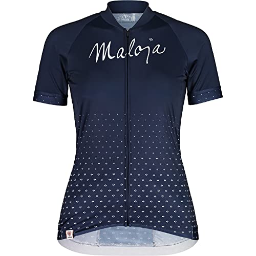 Maloja HaslmausM. 1/2 Kurzarm Fahrradtrikot Damen blau von Maloja