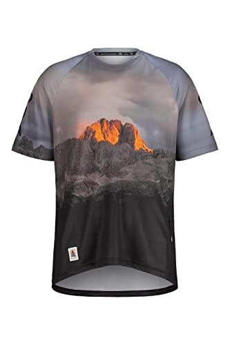 Maloja Herren Albam Multi 1/2 T-Shirt, Mehrfarbig, M von Maloja