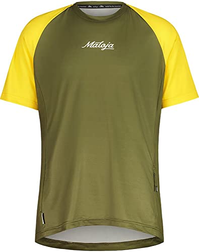 Maloja Herren Dentrom Multi T-Shirt, Moss, Mehrfarbig, L von Maloja