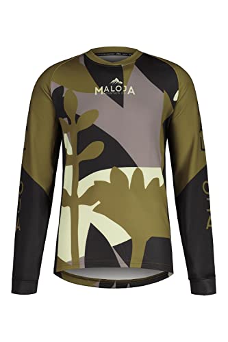 Maloja Herren GaderM. Longsleeve, Moss Leaves, L von Maloja