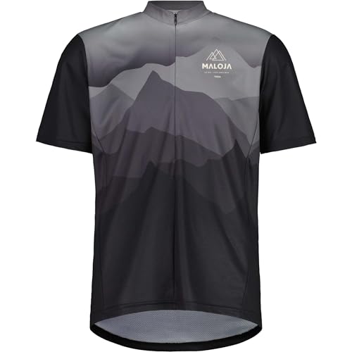 Maloja Herren MoriM. Am Trikot, deep Black, XL von Maloja