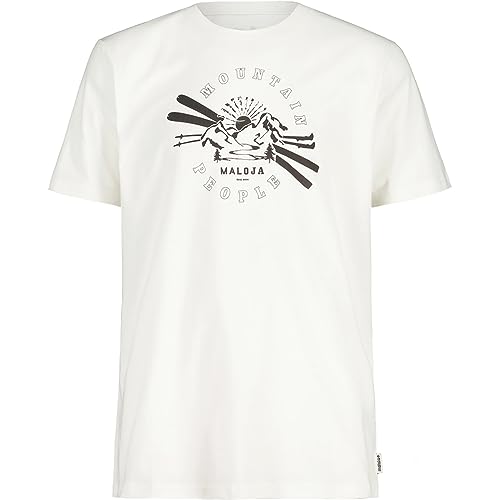 Maloja Herren PatteriolM. T-Shirt, Glacier Milk, M von Maloja