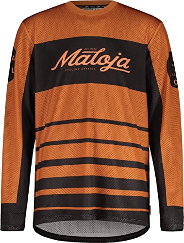 Maloja Herren Pellegrinom T-Shirt, Honig, Mehrfarbig, M von Maloja