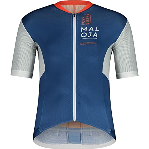 Maloja Herren Pushbikersm Race 1/2 T-Shirt, Mehrfarbig (Midnight Multi), L von Maloja