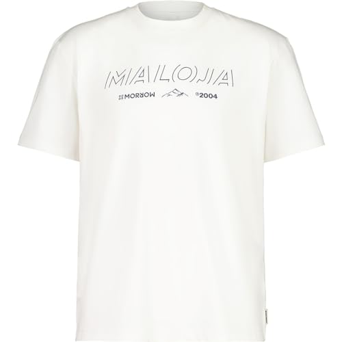 Maloja Herren StaubernM. T-Shirt, Glacier Milk, M von Maloja