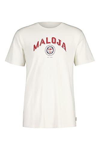 Maloja Herren T-Shirt Wood Cotton MatonaM., Farbe:Glacier Milk, Größe:L von Maloja