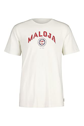 Maloja Herren T-Shirt Wood Cotton MatonaM., Farbe:Glacier Milk, Größe:M von Maloja