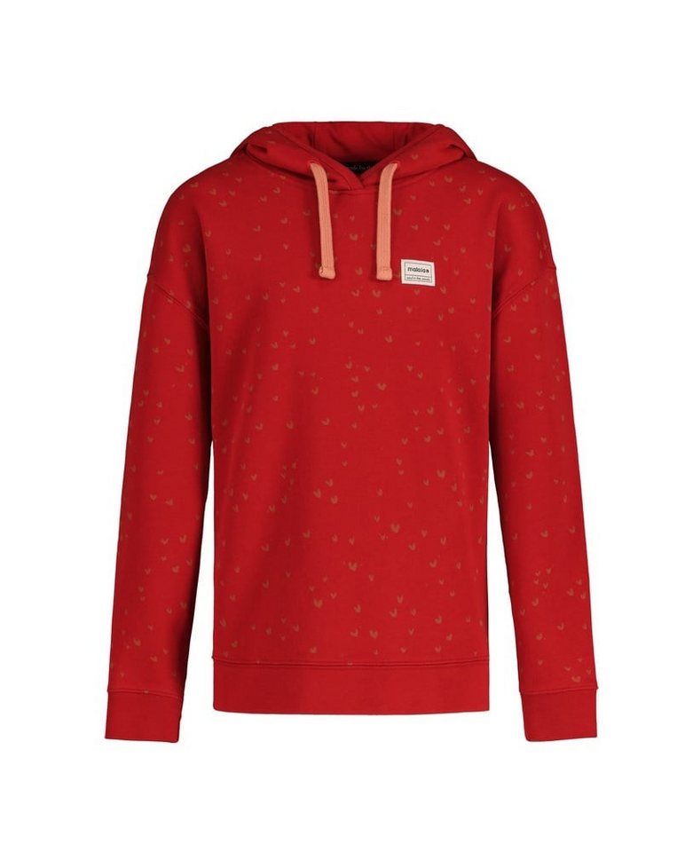Maloja Kapuzenpullover ArsiaG. Organic Sweat Hoody (Bio-Baumwolle) rot Kinder von Maloja