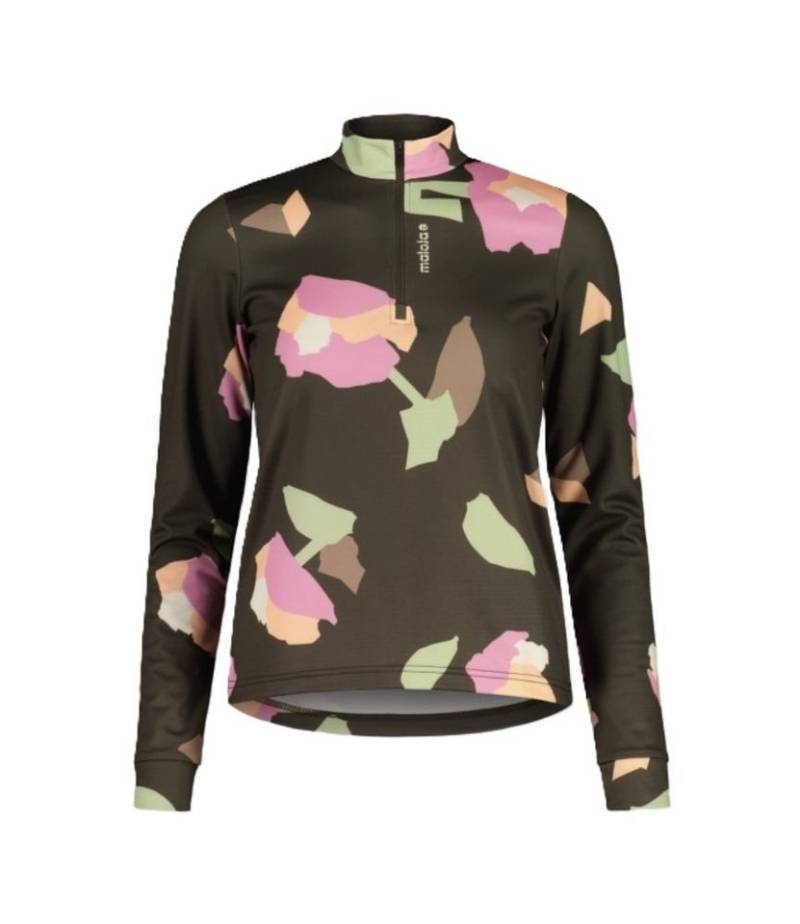 Maloja Langarmshirt SawangM Adventure Midlayer Shirt (warm, 4-Wege-Stretch) braun/bunt von Maloja