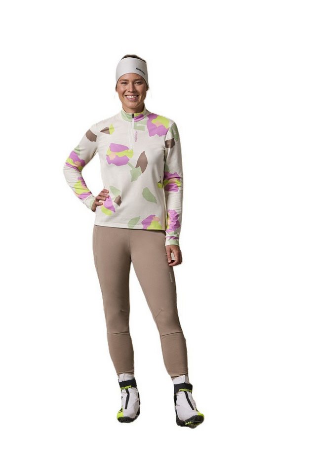 Maloja Langarmshirt SawangM Adventure Midlayer Shirt (warm, 4-Wege-Stretch) weiss/bunt von Maloja