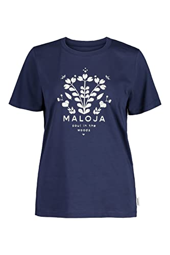 Maloja PlataneM. Damen T-Shirt Top Shirt 32404 S Blau von Maloja