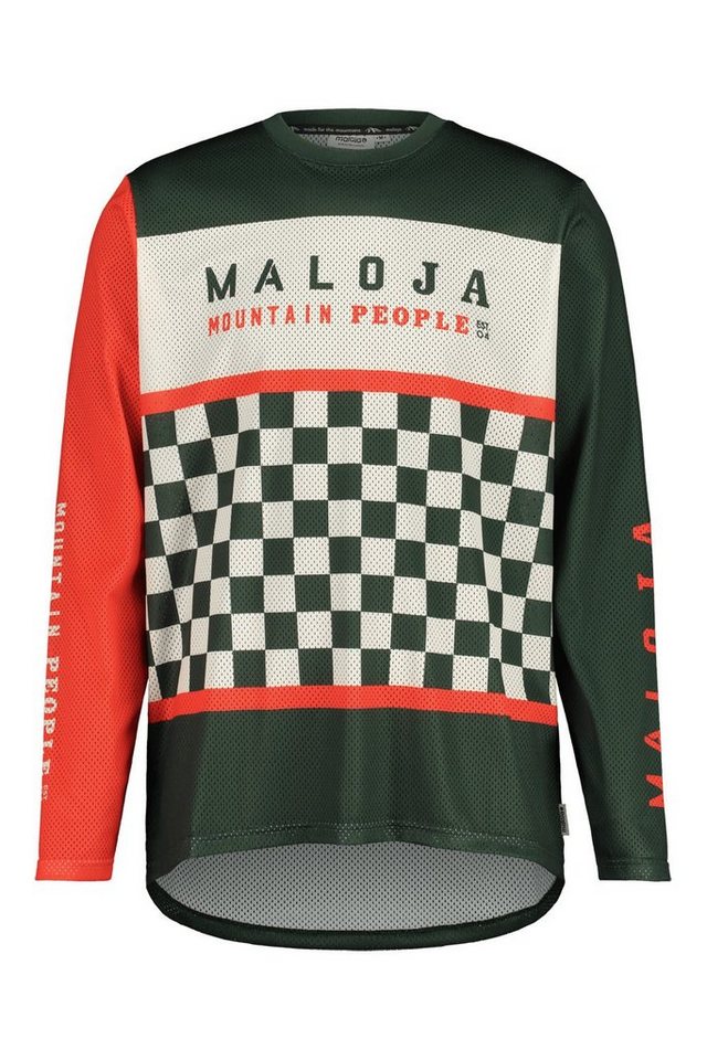 Maloja Radtrikot Maloja M Valendasm. Langarmshirt Herren von Maloja