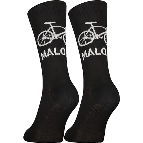 Maloja Unisex StalkM. Socken, deep black, 39|40|41|42 von Maloja