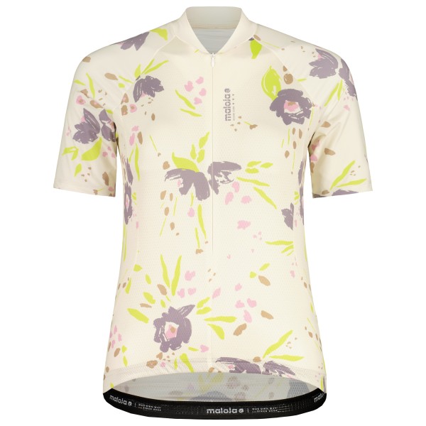 Maloja - Women's VilsaM. AOP 1/2 - Radtrikot Gr XL weiß von Maloja