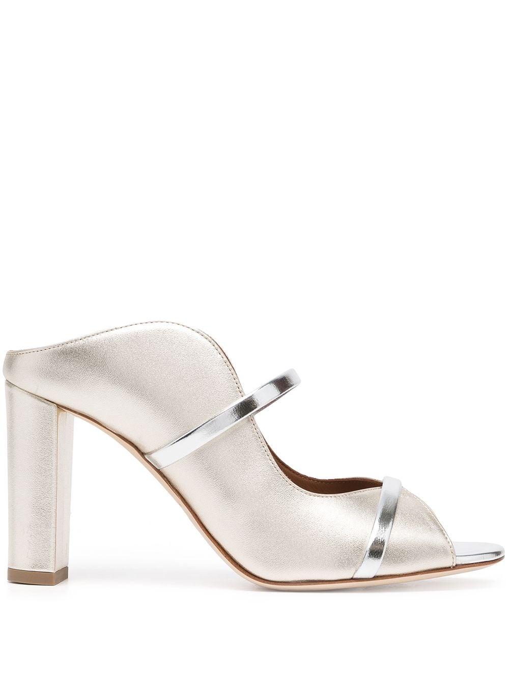 Malone Souliers Peeptoe-Sandalen - Silber von Malone Souliers