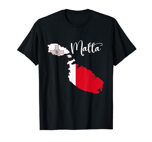 Malta Flag T-Shirt, Malta T-Shirt, Malta T-Shirt für Damen T-Shirt von Malta shirt, vintage Malta flag, Malta for kids
