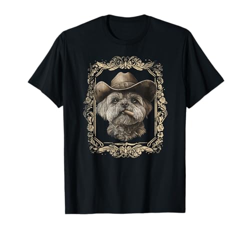 Malteser Papa Vatertag für Liebhaber Lustige Männer T-Shirt von Maltese Dog Vintage Funny Dog Father day