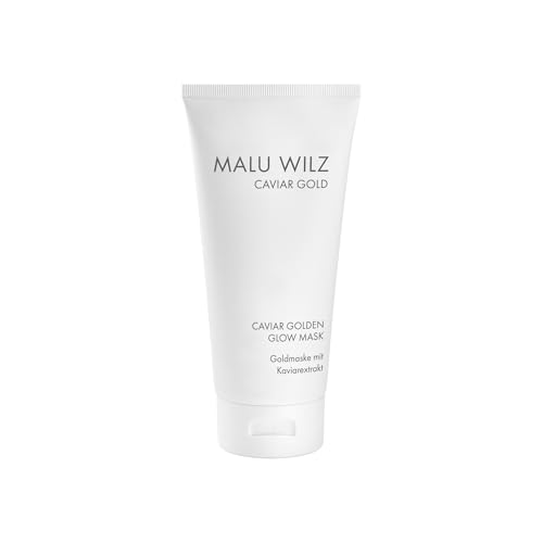 Malu Wilz Caviar Golden Glow Mask 50ml I Gesichtsmaske Frauen I Feuchtigkeitsspendende Face Mask mit Kaviar Extrakt & Gold I Revitalisiert müde Haut von Malu Wilz