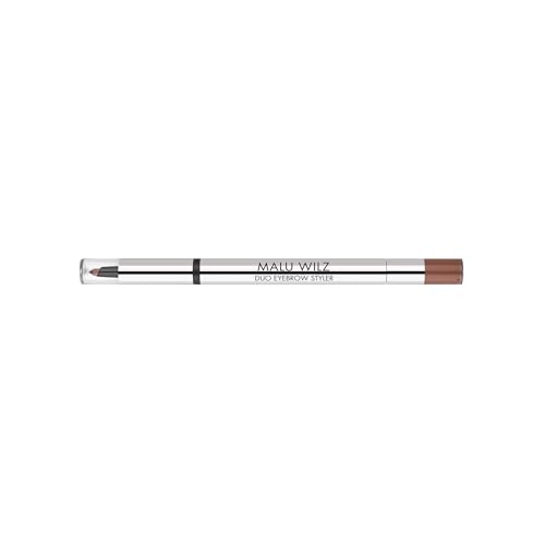 Malu Wilz Duo Eyebrow Styler Nr.5 Mittelbraun I Augenbrauenstift wasserfest I Eyebrow Pencil I Perfektioniert und akzentuiert die Augenbrauen eindrucksvoll von Malu Wilz