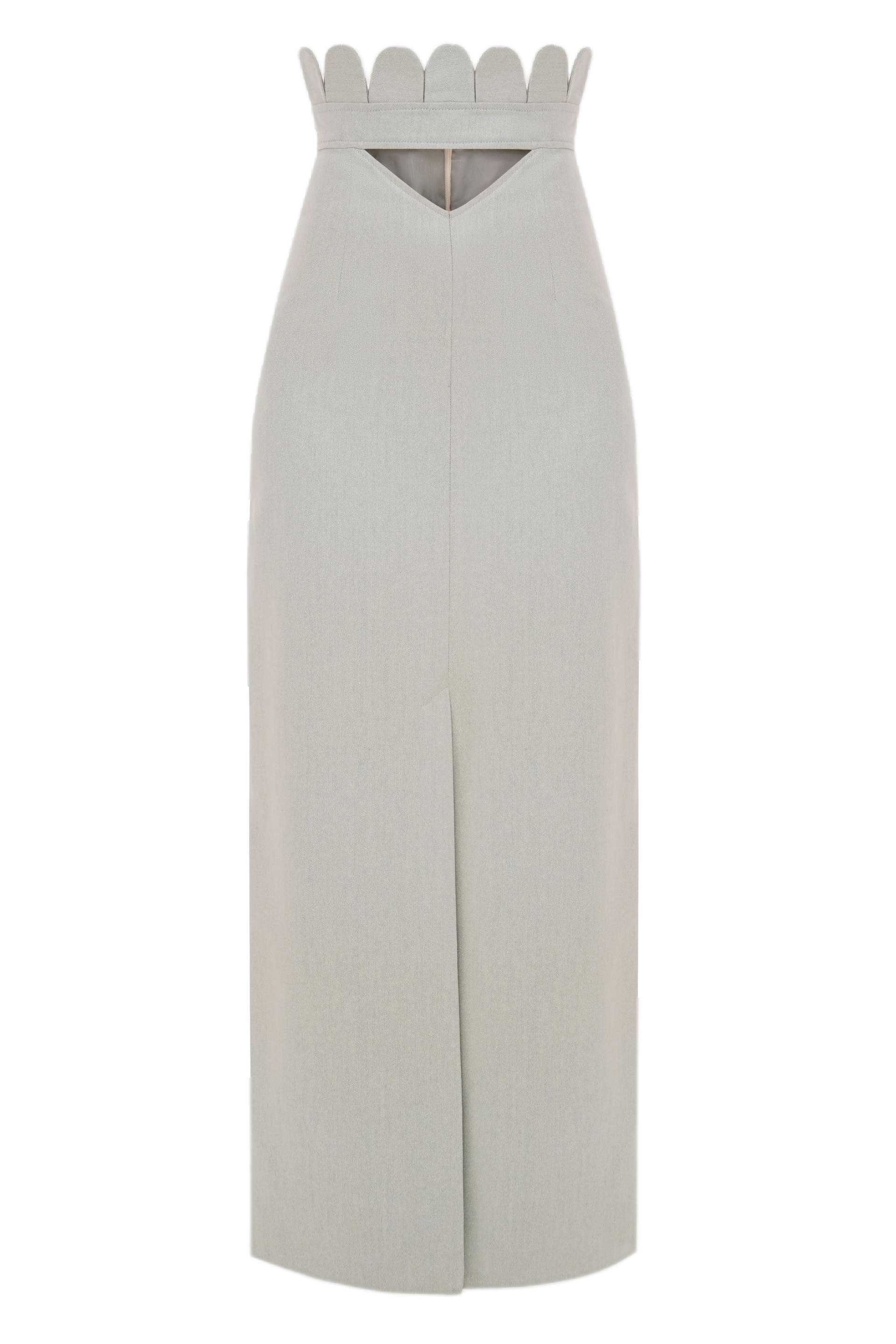 Pistachio Maxi Skirt von Malva Florea