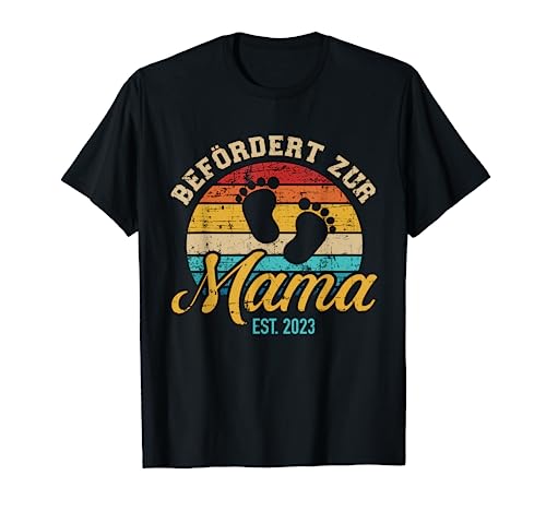 Befördert zur Mama 2023 vintage retro T-Shirt von Mama 2023 Shop