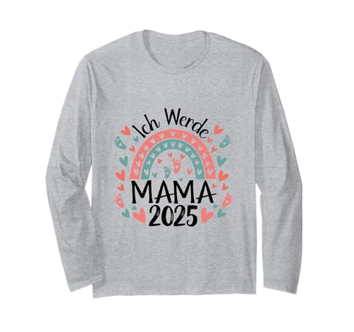 Mama 2025 Loading Baby Party Rainbow Ich Werde Mama 2025 Langarmshirt Mama 2025 Loading Baby Party Rainbow Ich Werde Mama 2025 Langarmshirt von Mama 2025 Loading Pregnancy Announcement Outfits