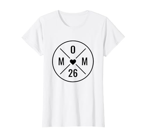 Mom 26 Schwangerschaft Mutter Baby Ankündigung Mama 2026 T-Shirt von Mama 2026 Geschenke zur Geburt Nachwuchs verkünden
