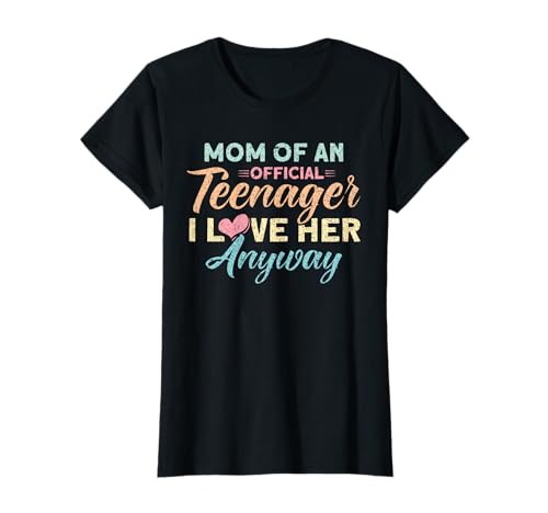 13. Geburtstag Vintage Teenager Mama Familie T-Shirt von Mama Geschenk Offizieller Teenager