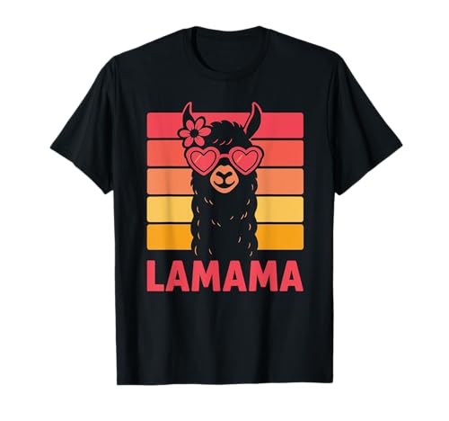 Beste Mama Lamama Mama Lama Frischgebackene Mama Muttertag T-Shirt von Mama Lamama Llama Mama Muttertag Baby Ankündigung