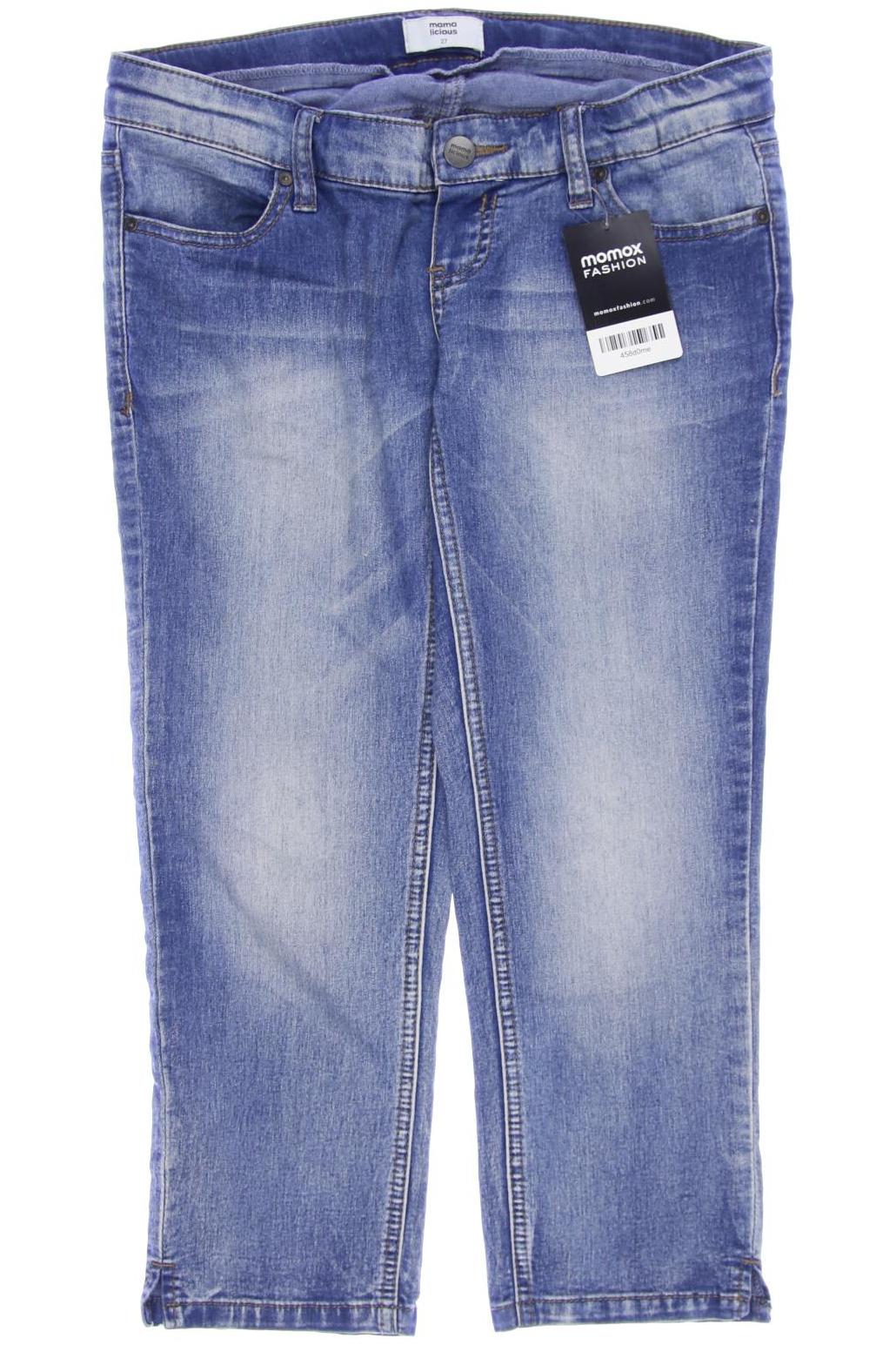 Mama Licious Damen Jeans, blau von Mama Licious