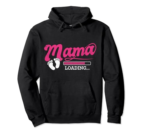 Mama Loading Mutter Nachwuchs Baby Kinder Geschenk Pullover Hoodie von Mama Loading Geschenke für Mütter