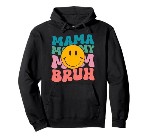 Mama Mama Mama Bruh Groovy Muttertag Mama Lustige Mutter Pullover Hoodie von Mama Mommy Mom Bruh Graphic Gifts Mother's Day