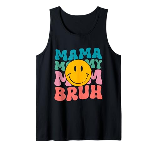 Mama Mama Mama Bruh Groovy Muttertag Mama Lustige Mutter Tank Top Mama Mama Mama Bruh Groovy Muttertag Mama Lustige Mutter Tank Top von Mama Mommy Mom Bruh Graphic Gifts Mother's Day