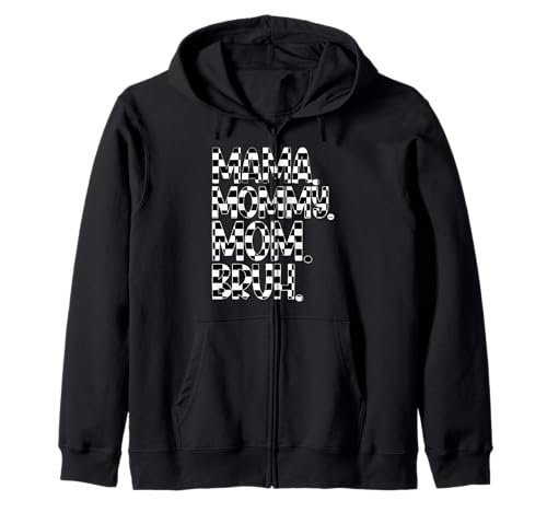 Mama Mama Mama Bruh Vintage Muttertag Mama Lustige Mutter Kapuzenjacke von Mama Mommy Mom Bruh Graphic Gifts Mother's Day