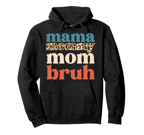 Mama Mama Mama Bruh Vintage Muttertag Mama Lustige Mutter Pullover Hoodie von Mama Mommy Mom Bruh Graphic Gifts Mother's Day