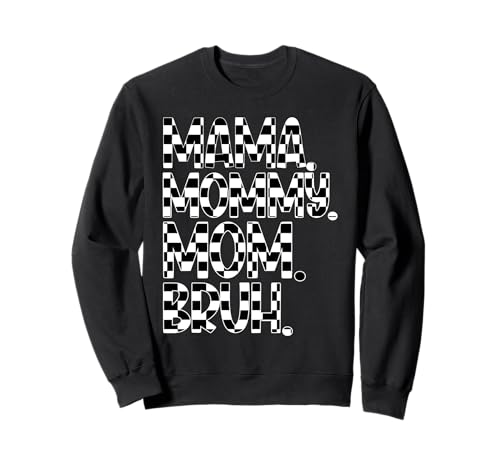 Mama Mama Mama Bruh Vintage Muttertag Mama Lustige Mutter Sweatshirt von Mama Mommy Mom Bruh Graphic Gifts Mother's Day
