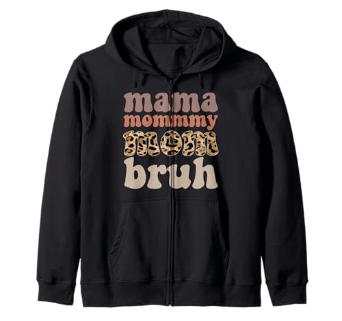 Mama Mama Mama Bruh Vintage Muttertag Mama Retro Mutter Kapuzenjacke Mama Mama Mama Bruh Vintage Muttertag Mama Retro Mutter Kapuzenjacke von Mama Mommy Mom Bruh Graphic Gifts Mother's Day