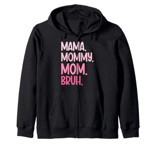 Mama Mama Mama Bruh Vintage Muttertag Mama Retro Mutter Kapuzenjacke von Mama Mommy Mom Bruh Graphic Gifts Mother's Day
