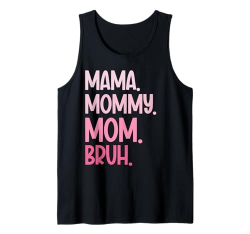 Mama Mama Mama Bruh Vintage Muttertag Mama Retro Mutter Tank Top von Mama Mommy Mom Bruh Graphic Gifts Mother's Day