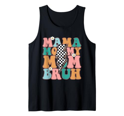 Mama Mama Mama Bruh Vintage Muttertag Mama Retro Mutter Tank Top Mama Mama Mama Bruh Vintage Muttertag Mama Retro Mutter Tank Top von Mama Mommy Mom Bruh Graphic Gifts Mother's Day