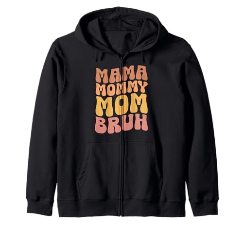 Mama Mommy Mom Bruh Muttertag Retro Mama Grafik Mutter Kapuzenjacke Mama Mommy Mom Bruh Muttertag Retro Mama Grafik Mutter Kapuzenjacke von Mama Mommy Mom Bruh Graphic Gifts Mother's Day